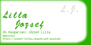 lilla jozsef business card